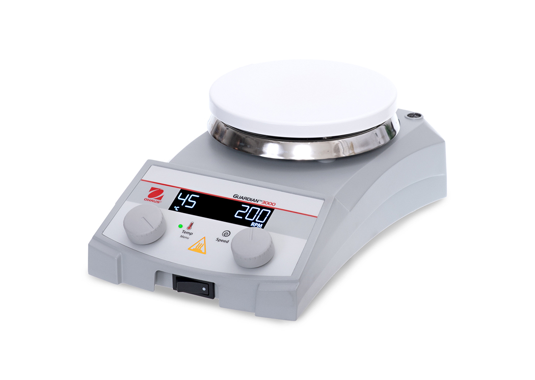 電磁加熱攪拌機OHAUS美國,加熱攪拌機,電磁攪拌器,耐腐蝕陶瓷加熱板,耐腐蝕加熱攪拌,e-G31HSRDS﻿.OHAUS台灣代理商